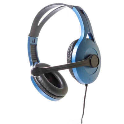 Blue Headphone Set